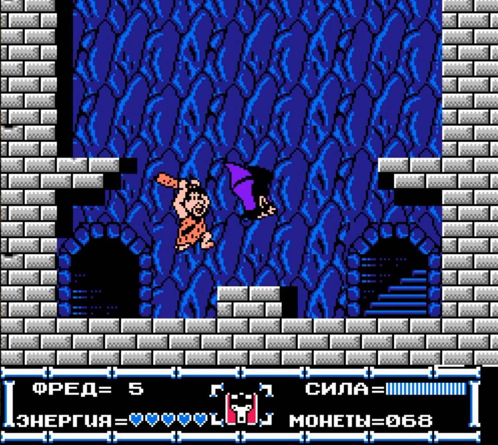 Flintstones - Rescue of Dino & Hoppy - геймплей игры Dendy\NES